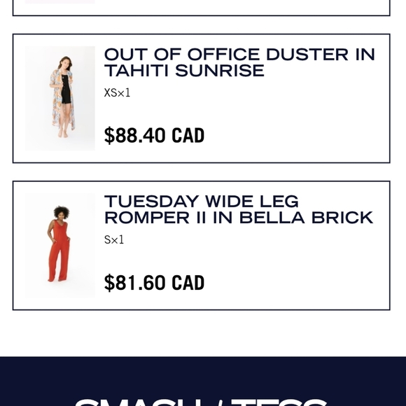 ** Never worn** Smash and Tess Duster - Picture 2 of 6